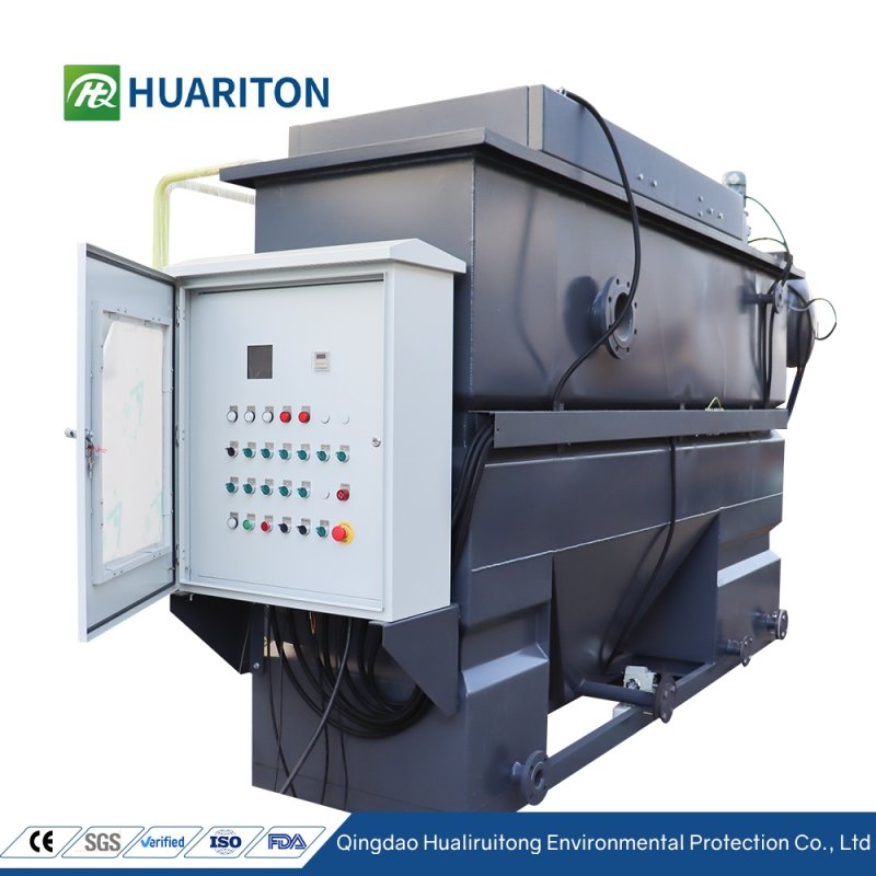 DAF flotation machine oil removal wastewater treatment