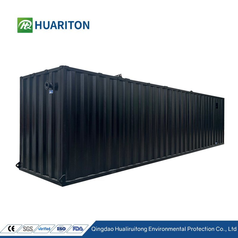 integrated sewage treatment plant MBR system unit