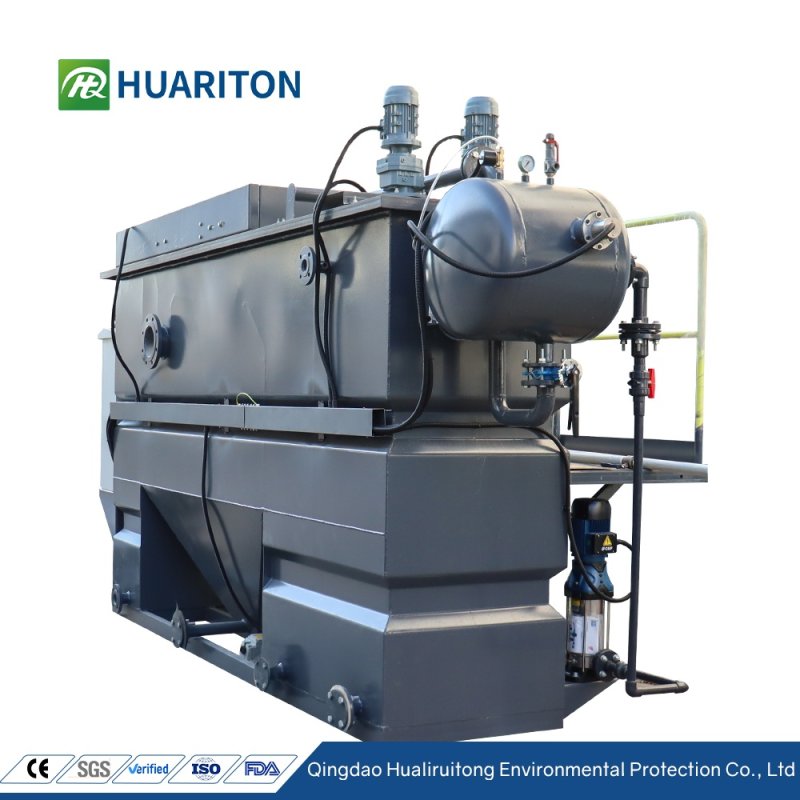 DAF machine integrated flotation system